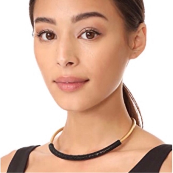 Madewell black seed bead wrapped choker!!! - Picture 3 of 4